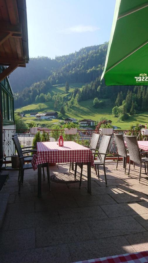 Gasthof Schönblick Hotell Rußbach am Paß Gschütt Exteriör bild