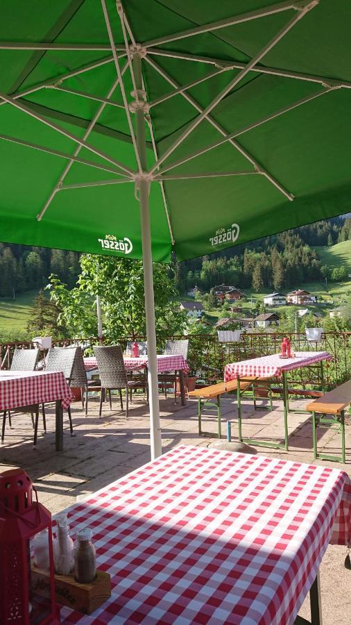 Gasthof Schönblick Hotell Rußbach am Paß Gschütt Exteriör bild