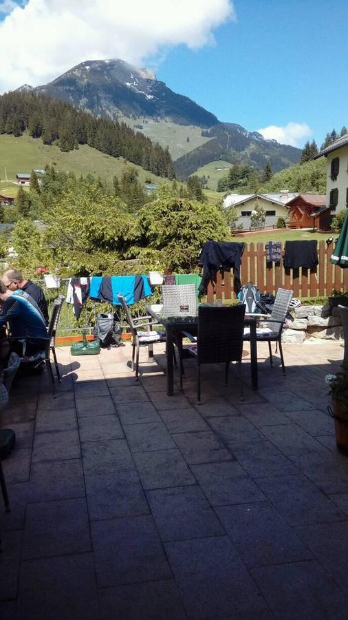 Gasthof Schönblick Hotell Rußbach am Paß Gschütt Exteriör bild