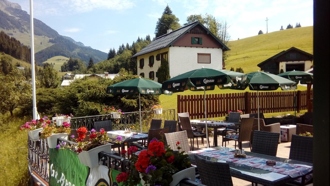 Gasthof Schönblick Hotell Rußbach am Paß Gschütt Exteriör bild
